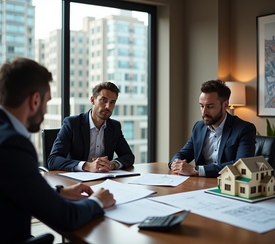 Two people shaking hands over a private lending agreement